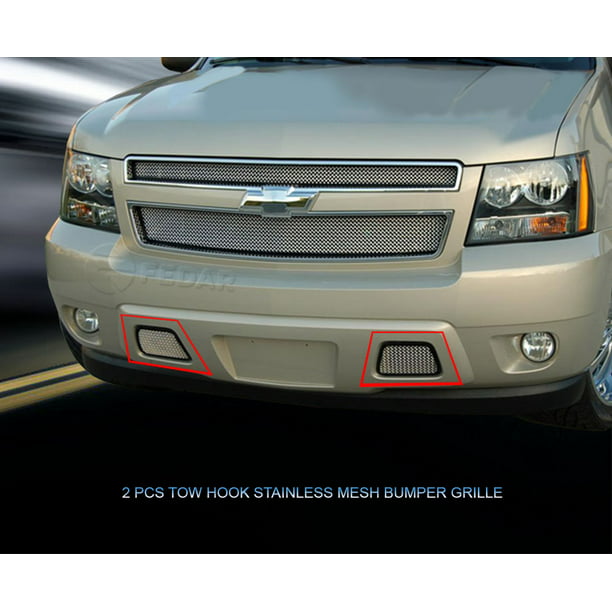 Passenger side WITH install kit -Chrome 2012 Chevrolet TAHOE WO AIR CURTAIN Door mount spotlight LED 6 inch 
